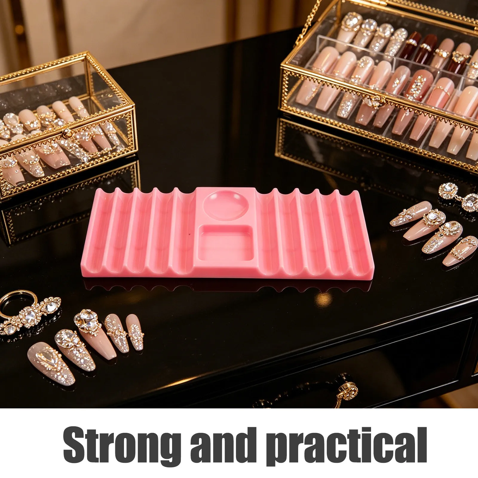 10Pcs Nail Art Tool Organizer Tray Professional Multi-Functional Palette Brush Holder Tip Storage Raised Edge Portable Manicure
10Pcs Nail Art Tool Organizer Tray Professional Multi-Functional Palette Brush Holder Tip Storage Raised Edge Portable Manicure