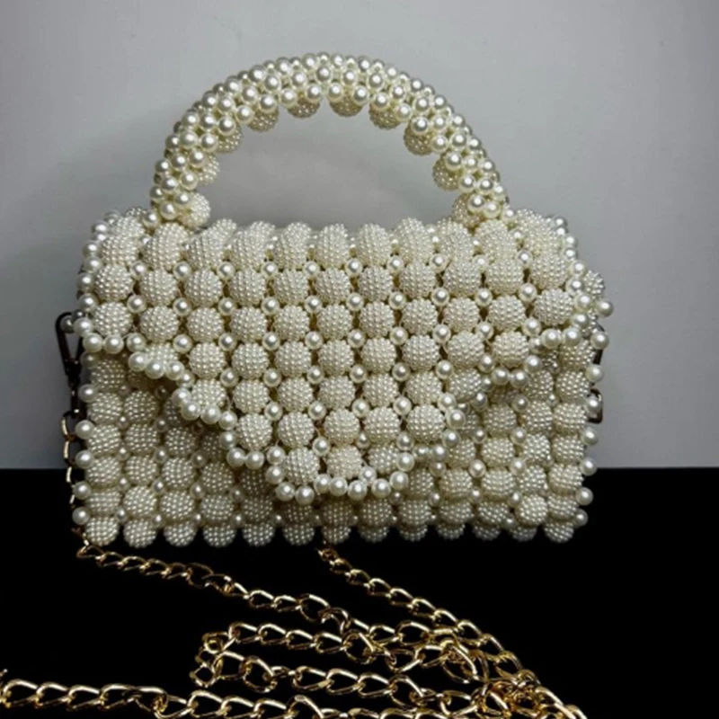 2025 New Women's Bead Bag Customizable Color Pearl Making Cross Shoulder Small Square Bags Niche Design Chain Banquet Handbag
2025 New Women's Bead Bag Customizable Color Pearl Making Cross Shoulder Small Square Bags Niche Design Chain Banquet Handbag