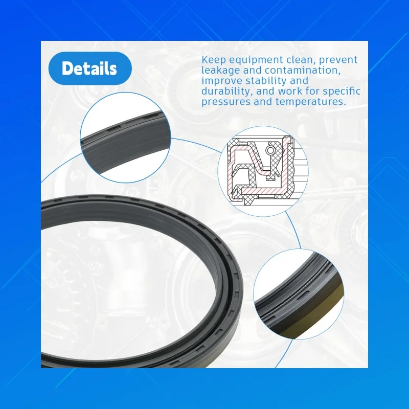 DMHUI RWDR KASSETTE-2 NBR Metal Skeleton Oil Seal 140x170x14.5/16mm Fit for Mixer Truck Tractor Corteco 12016688B Axle Seal
DMHUI RWDR KASSETTE-2 NBR Metal Skeleton Oil Seal 140x170x14.5/16mm Fit for Mixer Truck Tractor Corteco 12016688B Axle Seal
