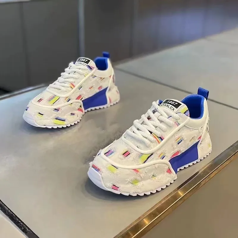Men Designer Shoes Chunky Sneaker Fashion Casual Leather Mesh Breathable Increased Internal Platform Shoes Plus Size 45 46 47 48
Men Designer Shoes Chunky Sneaker Fashion Casual Leather Mesh Breathable Increased Internal Platform Shoes Plus Size 45 46 47 48