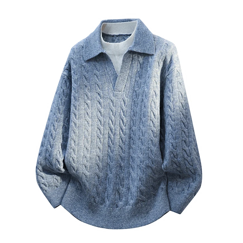 Loose Fit Casual Knitted Sweater Men's Crew Ne Twist Pure Color Knitwear Autumn Winter Faionable Basic Sle Polyester Fiber
Loose Fit Casual Knitted Sweater Men's Crew Ne Twist Pure Color Knitwear Autumn Winter Faionable Basic Sle Polyester Fiber