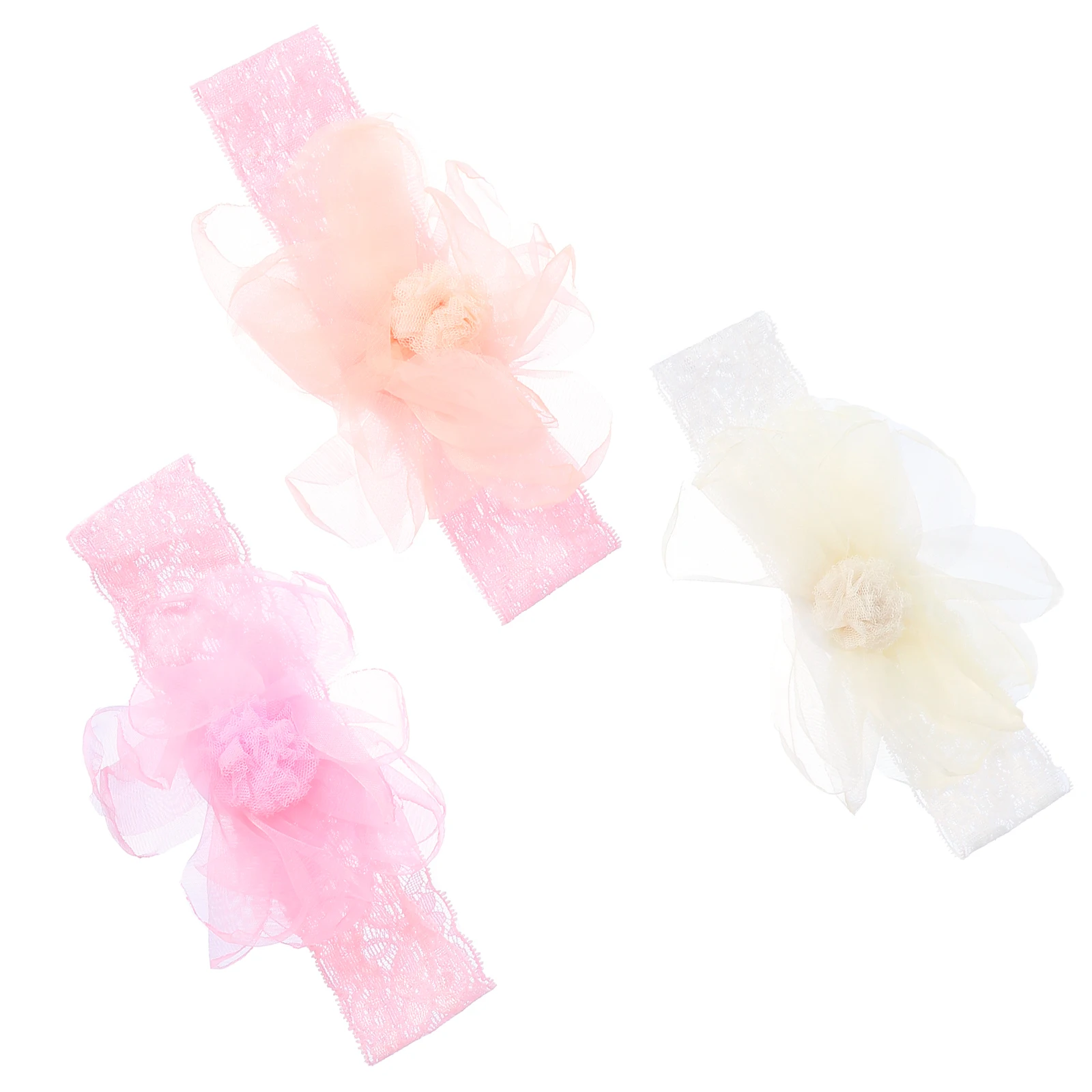 3pcs Baby Headbands Girls Hair Accessories Elastic Flower Lace Toddler Headdress Non-Irritant Durable Bright Colors
3pcs Baby Headbands Girls Hair Accessories Elastic Flower Lace Toddler Headdress Non-Irritant Durable Bright Colors
