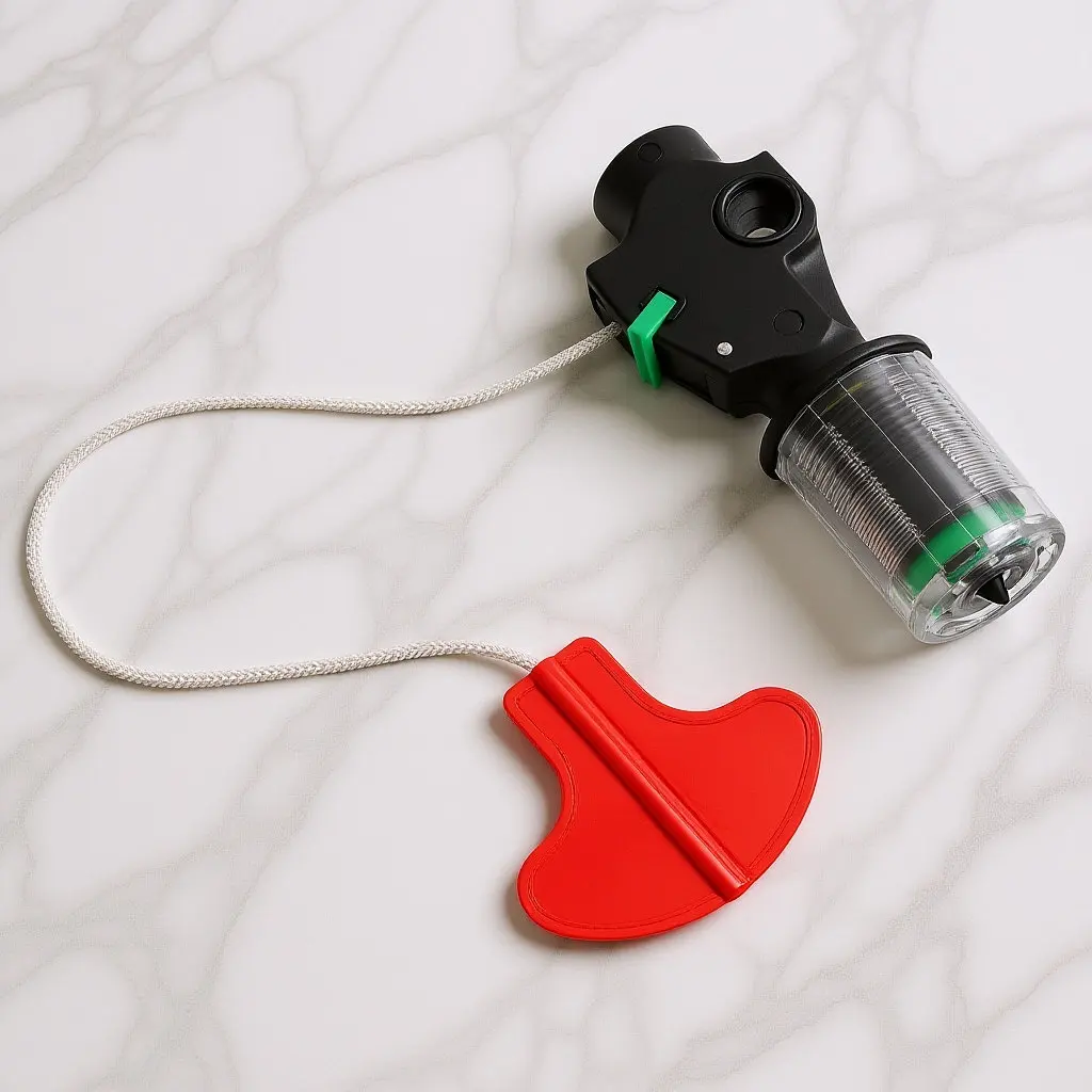 Automatic Inflator Accessory for Inflatable Life Vests Portable Lightweight Safety Device Compatible with Most Life Jackets
Automatic Inflator Accessory for Inflatable Life Vests Portable Lightweight Safety Device Compatible with Most Life Jackets