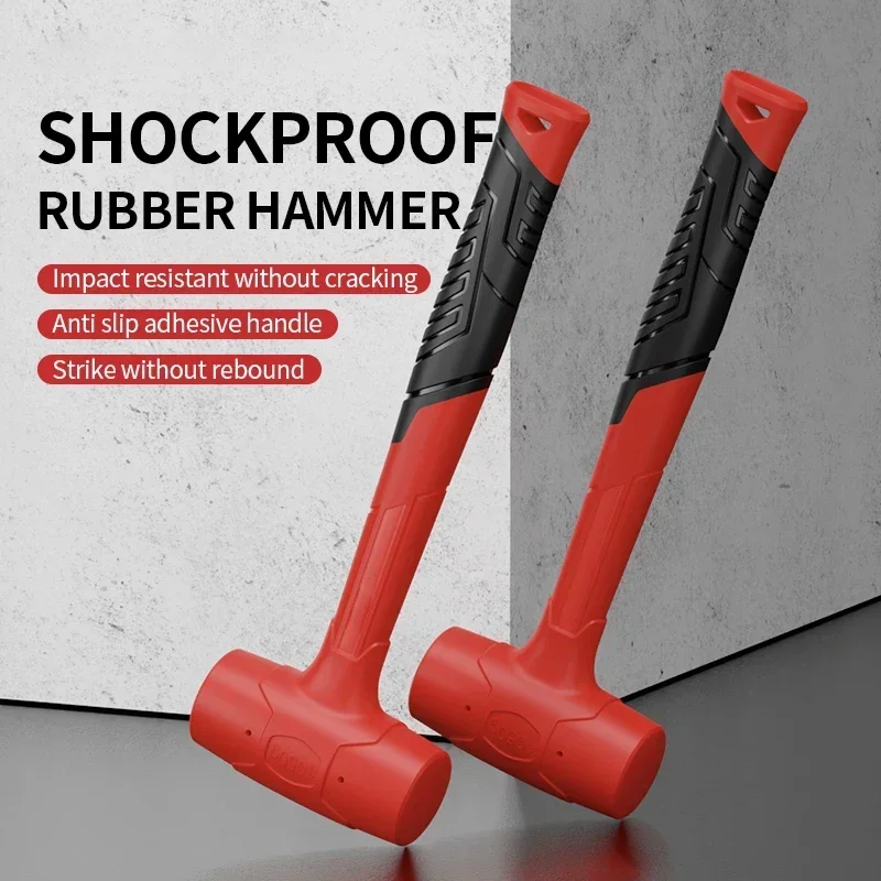 Rubber Hammer Rubber Hammer Paste Floor Tile Multifunctional Installation Hammer Rubber Hammer No Elasticity Hammer 
Rubber Hammer Rubber Hammer Paste Floor Tile Multifunctional Installation Hammer Rubber Hammer No Elasticity Hammer