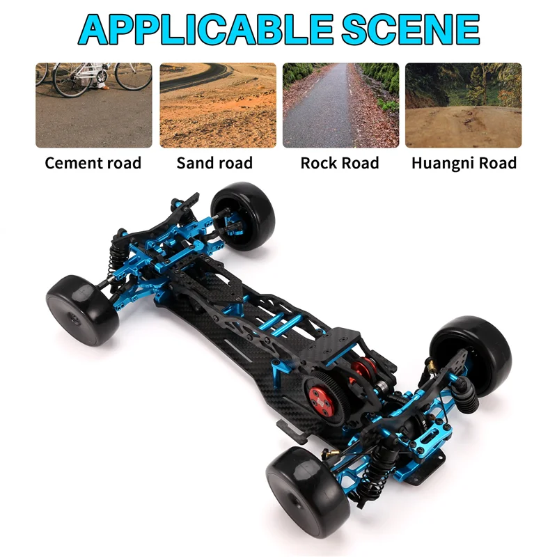 BEDW-DIY RC Car Center Drive Drift Racing Frame 1/10 D5S RC Car Carbon Fiber Frame DIY KIT High Speed Racing Model
BEDW-DIY RC Car Center Drive Drift Racing Frame 1/10 D5S RC Car Carbon Fiber Frame DIY KIT High Speed Racing Model