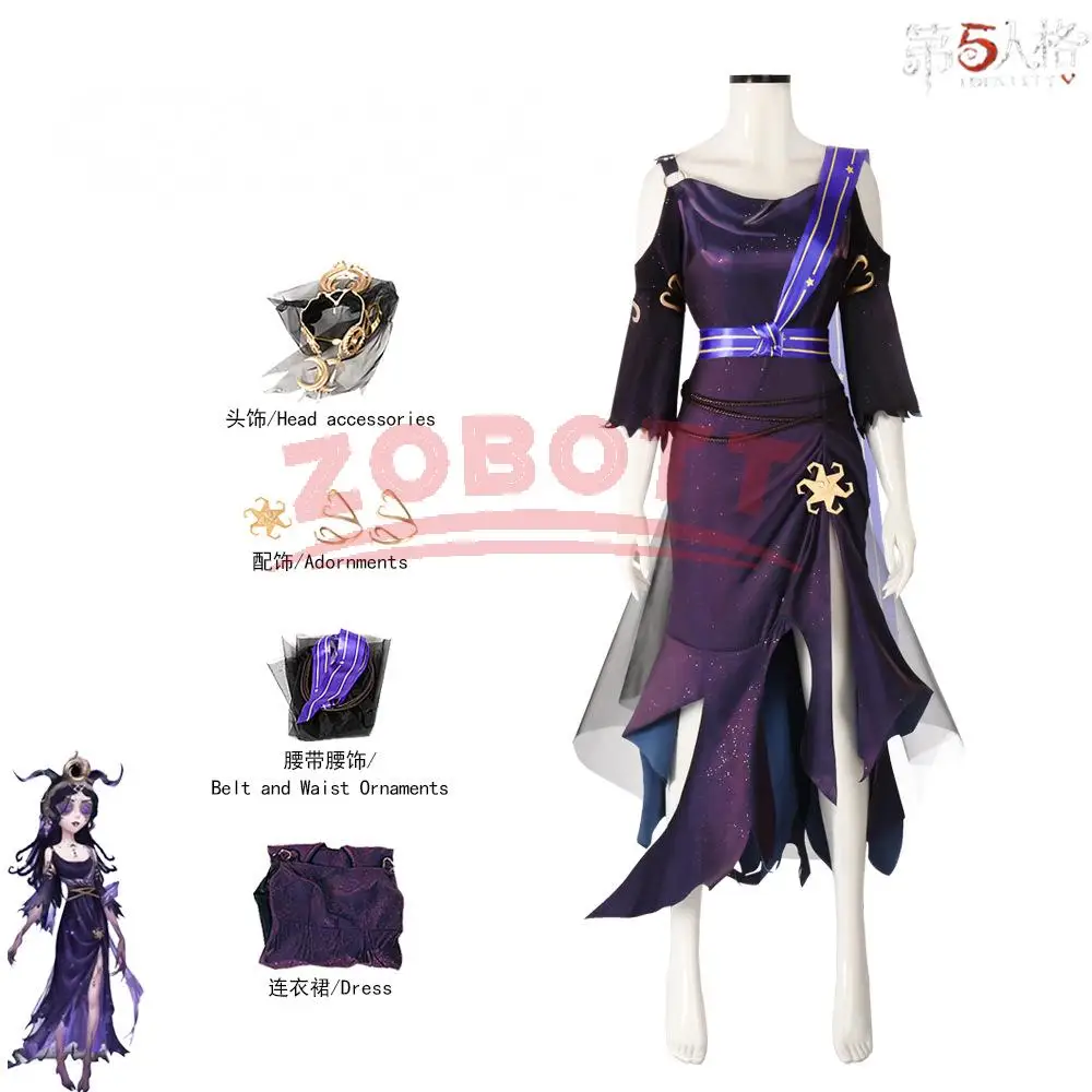 Sotot Fiona Gilman Cosplay Game Identity V Priestess Costume Dress Headgear Set Halloween Party Play Outfit for Woman
Sotot Fiona Gilman Cosplay Game Identity V Priestess Costume Dress Headgear Set Halloween Party Play Outfit for Woman