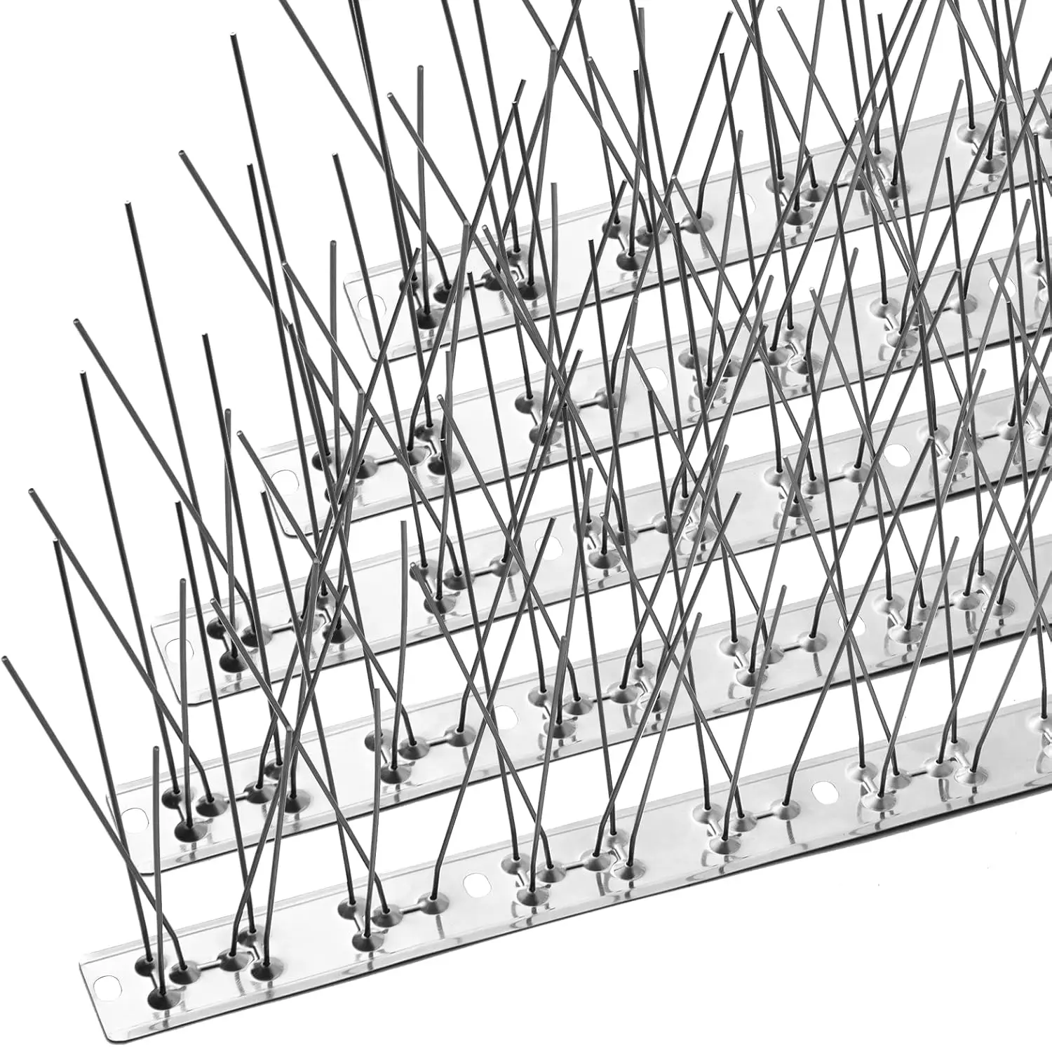 Bird Spikes Stainless Steel Base 73.7Ft Pigeon Repellent for Roof Window Ledge
Bird Spikes Stainless Steel Base 73.7Ft Pigeon Repellent for Roof Window Ledge