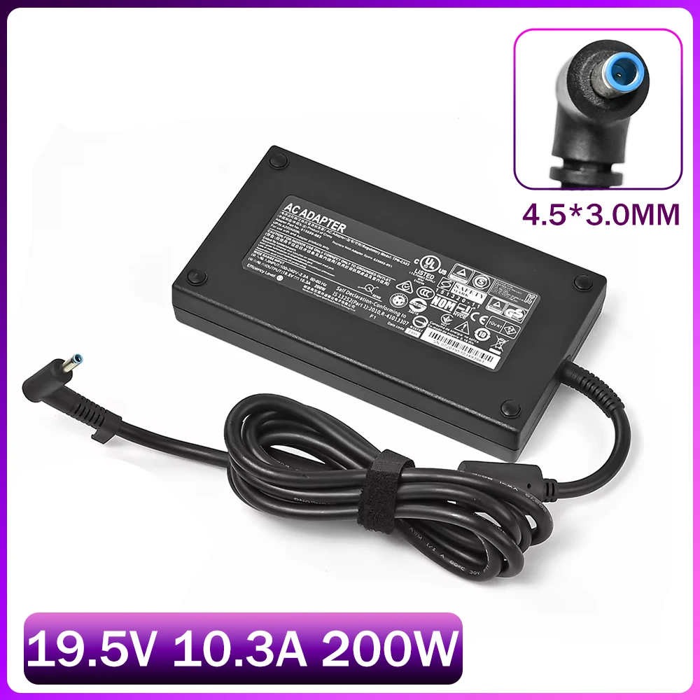 19.5V 10.3A 200W 4.5*3.0mm Ac Power Adapter Laptop Charger For HP ZBook 17 G3 TPN-CA03 A200A008L 815680-002 835888-001
19.5V 10.3A 200W 4.5*3.0mm Ac Power Adapter Laptop Charger For HP ZBook 17 G3 TPN-CA03 A200A008L 815680-002 835888-001