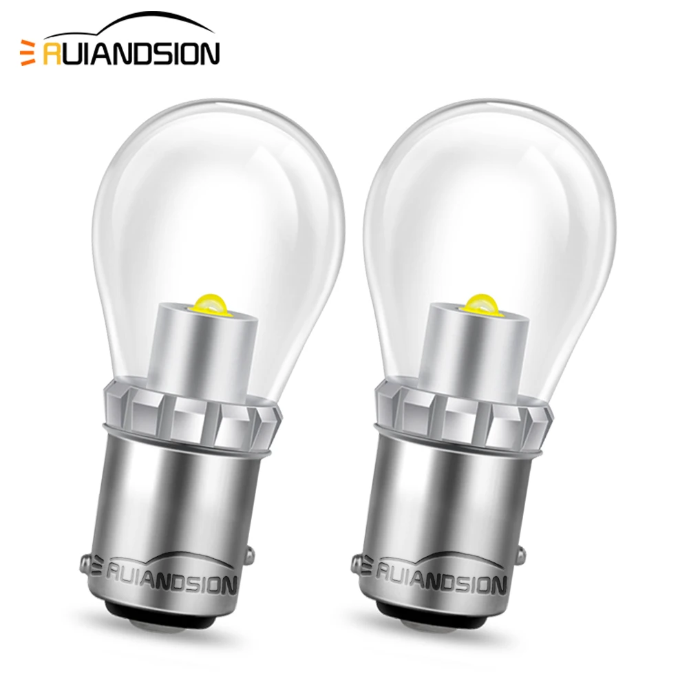 1157 LED Bulb BAY15D P21/5W 6-24V Warm White/White Dual Contact Brake Tail Turn Signal Reverse Light for Car Truck Trailers 2Pcs
1157 LED Bulb BAY15D P21/5W 6-24V Warm White/White Dual Contact Brake Tail Turn Signal Reverse Light for Car Truck Trailers 2Pcs