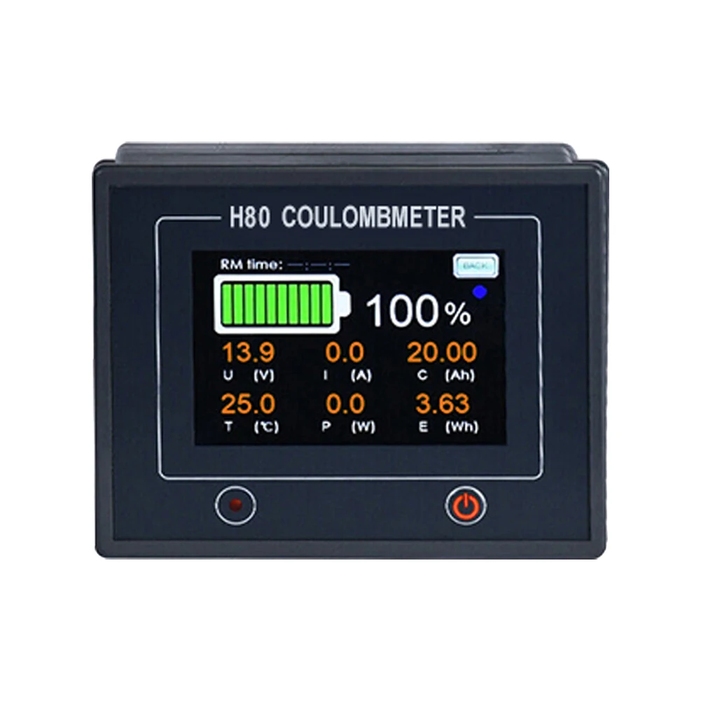 100V Digital LCD Battery Alarm Function Capacity Low Self-consumption Memory Function Touch Battery Level Display
100V Digital LCD Battery Alarm Function Capacity Low Self-consumption Memory Function Touch Battery Level Display