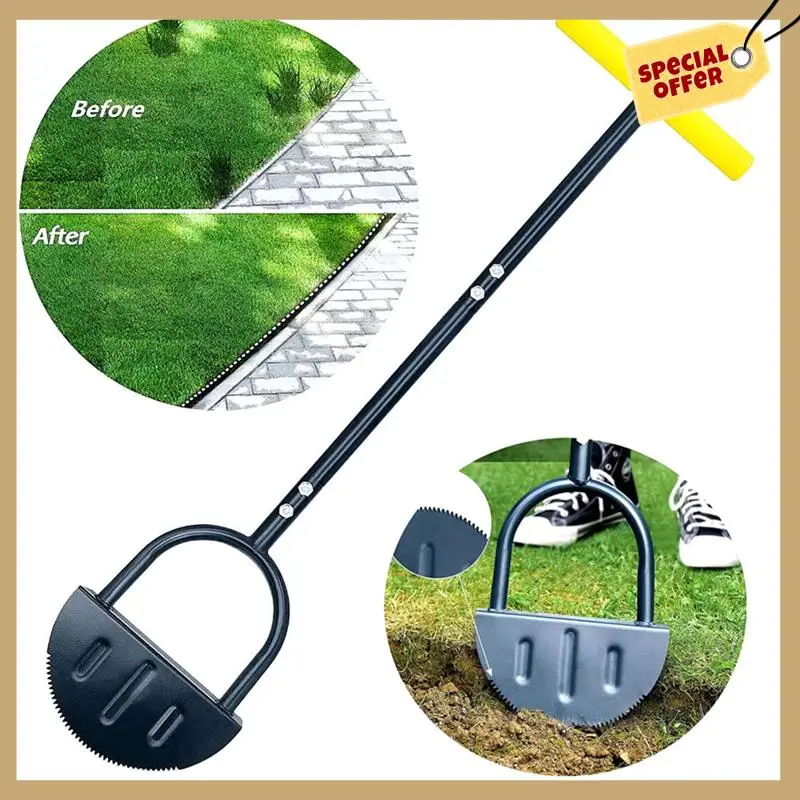 Classy-Saw-Tooth Edger Lawn Tool, Half Moon Lawn Edger With T-Grip, Sidewalk Grass Long Handled Step Edger, 38Inch Black Yellow
Classy-Saw-Tooth Edger Lawn Tool, Half Moon Lawn Edger With T-Grip, Sidewalk Grass Long Handled Step Edger, 38Inch Black Yellow