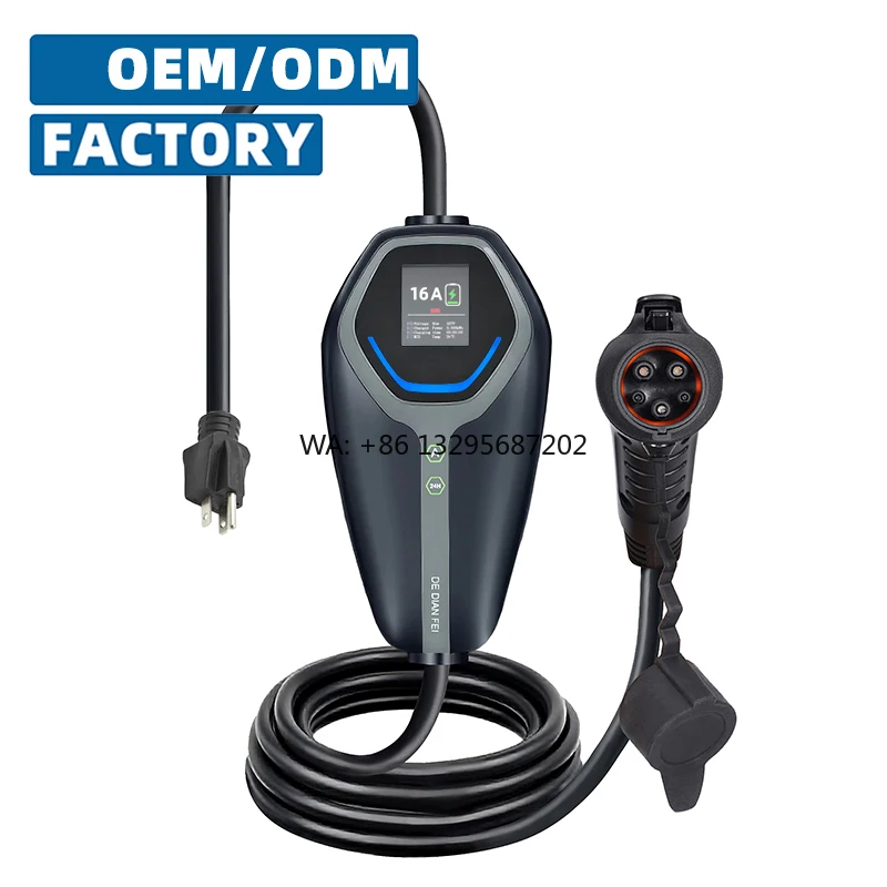 Портативное зарядное устройство для электромобилей стандарта США, тип 1, 16А, 3.5кВт, быстрая зарядка для дома и экстренных случаев, для автомобиля, новое состояние
Портативное зарядное устройство для электромобилей стандарта США, тип 1, 16А, 3.5кВт, быстрая зарядка для дома и экстренных случаев, для автомобиля, новое состояние