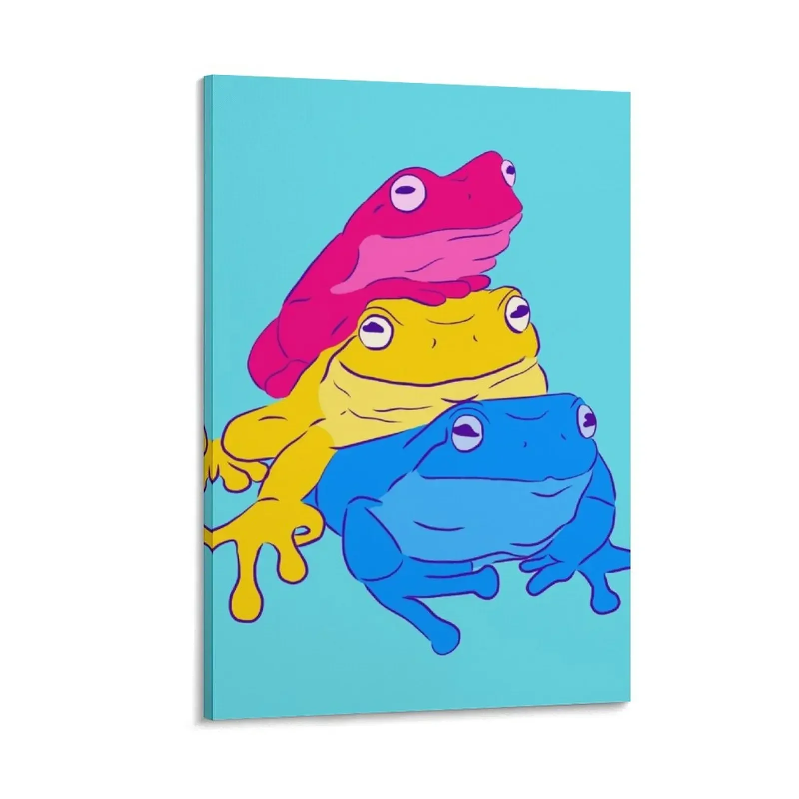 Pansexual Pride Frog Stack Canvas Painting Wall paintings wall decoration room decoration accessories
Pansexual Pride Frog Stack Canvas Painting Wall paintings wall decoration room decoration accessories