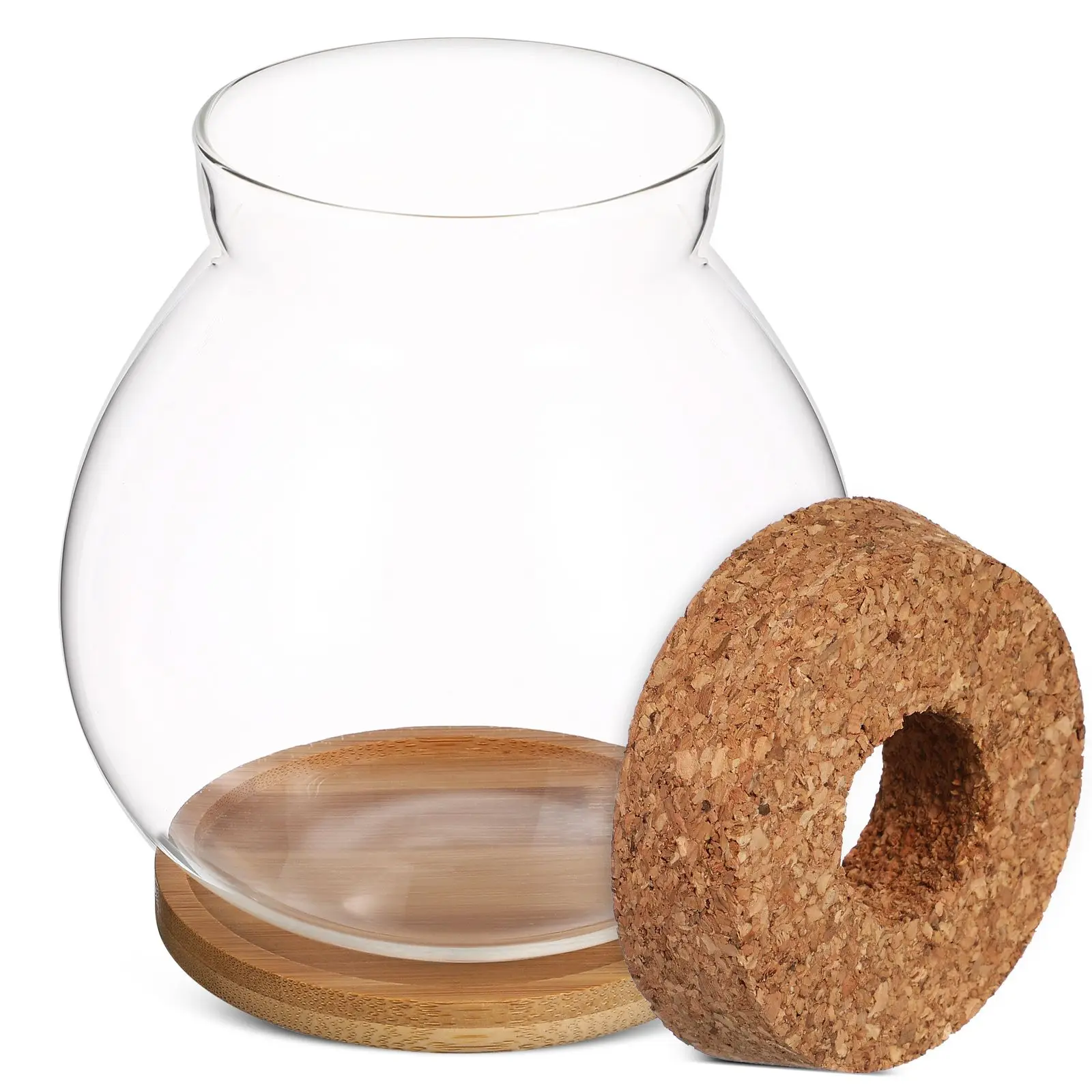 Fish Tank 13x14cm Transparent Desktop Aquarium Wooden Lid Bamboo Mat Betta Bowl Mini Office Decor Plant Terrarium Home
Fish Tank 13x14cm Transparent Desktop Aquarium Wooden Lid Bamboo Mat Betta Bowl Mini Office Decor Plant Terrarium Home