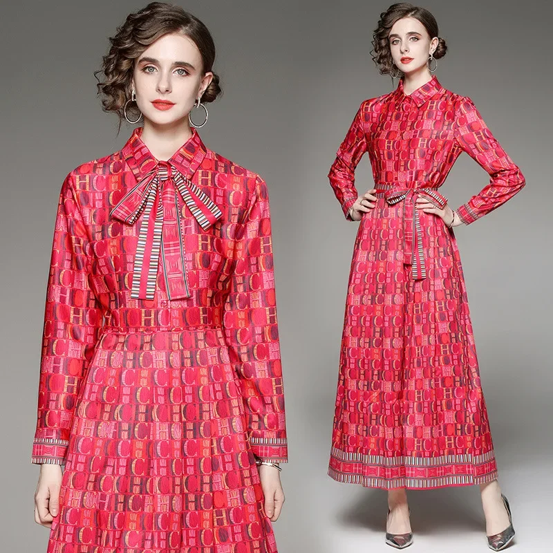 Fashionable and Versatile Women's Long Skirt with Slim Waist and Printed Luxury Dress for Dinner Party
Fashionable and Versatile Women's Long Skirt with Slim Waist and Printed Luxury Dress for Dinner Party