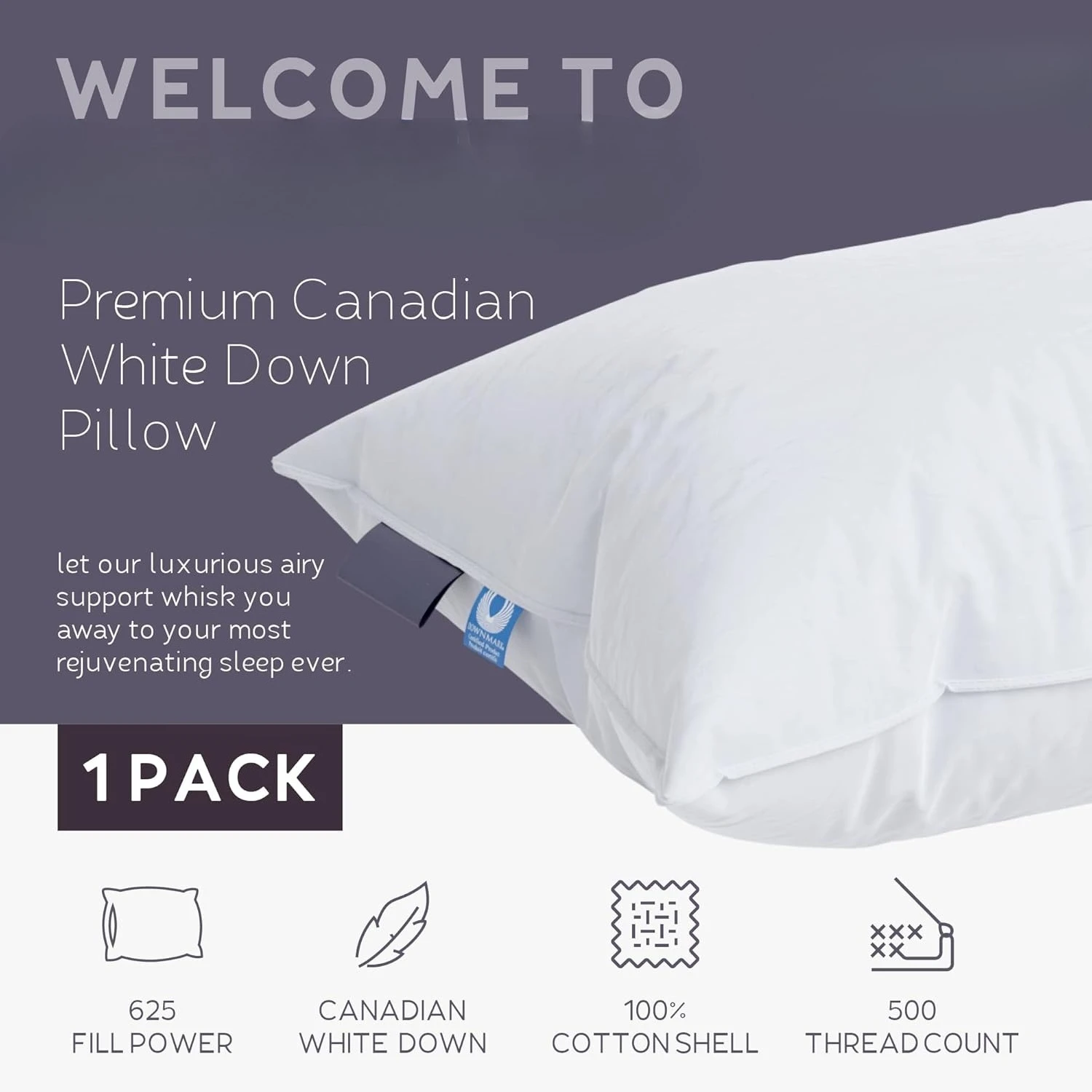 Подушка вниз, Белая роскошная подушка для сна — 625 Fill Power, хлопчатобумажная оболочка с графютом 500 нитей, сделано в Канаде, король — средний, 1 упаковка
Подушка вниз, Белая роскошная подушка для сна — 625 Fill Power, хлопчатобумажная оболочка с графютом 500 нитей, сделано в Канаде, король — средний, 1 упаковка