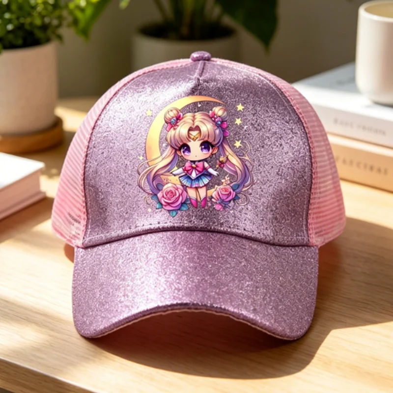 Sailor Moons Baseball Cap Women Summer Casual Sport Breathable Mesh Hat Cute Cartoon Anime Printed Streetwear Y2K Headwear Gift
Sailor Moons Baseball Cap Women Summer Casual Sport Breathable Mesh Hat Cute Cartoon Anime Printed Streetwear Y2K Headwear Gift