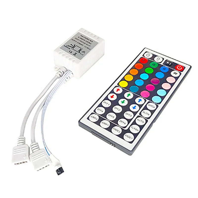 ABUP-4X Блок управления светодиодной лентой RGB с дистанционным управлением 44 клавиши Блок управления RGB 44 клавиши
ABUP-4X Блок управления светодиодной лентой RGB с дистанционным управлением 44 клавиши Блок управления RGB 44 клавиши