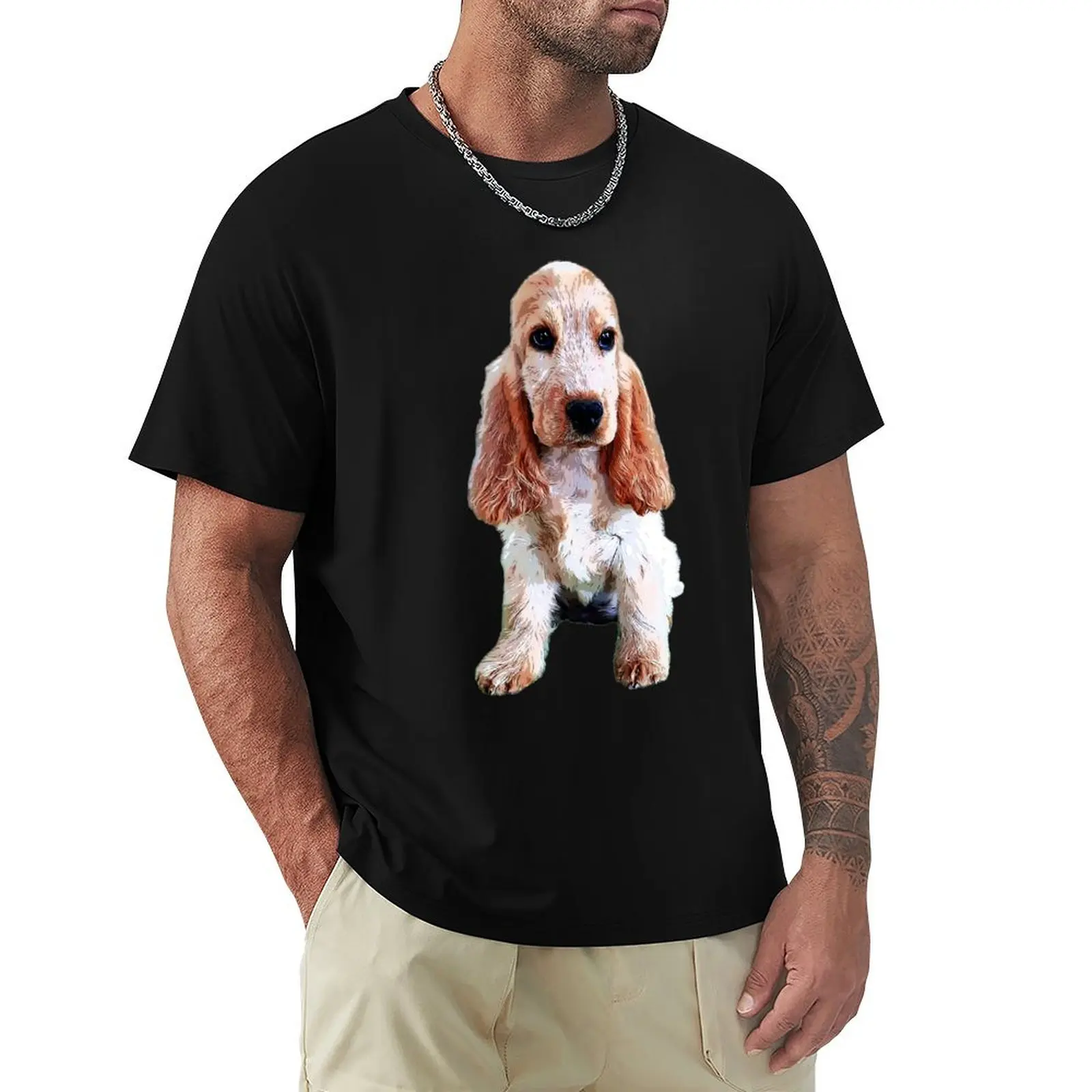 Cocker Spaniel Orange Roan Puppy English Cocker T-Shirt Outdoor Sports Short Sleeve Top
Cocker Spaniel Orange Roan Puppy English Cocker T-Shirt Outdoor Sports Short Sleeve Top