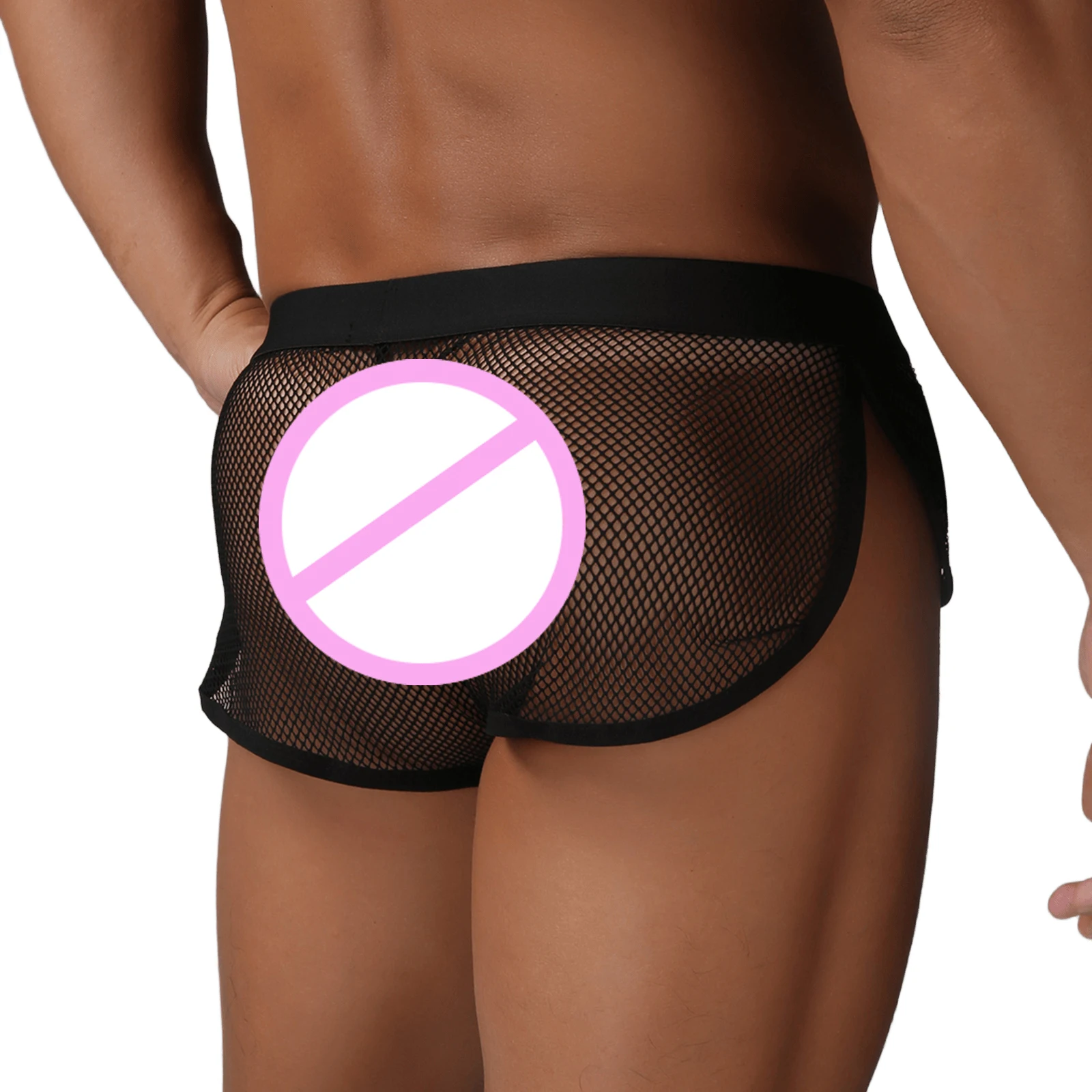 Sexy Men's Fishnet Underwear Mesh Boxers Side Split Inner Pouch Shorts Man Breathable Arrow Pants Low Waist Transparent Lingerie
Sexy Men's Fishnet Underwear Mesh Boxers Side Split Inner Pouch Shorts Man Breathable Arrow Pants Low Waist Transparent Lingerie