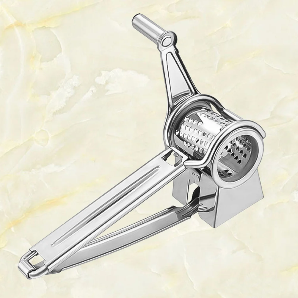 1Pcs Stainless Steel Hand Crank Cheese Grater Silver Non Toxic Kitchen Grater for Garlic Chocolate Cake Dessert
1Pcs Stainless Steel Hand Crank Cheese Grater Silver Non Toxic Kitchen Grater for Garlic Chocolate Cake Dessert