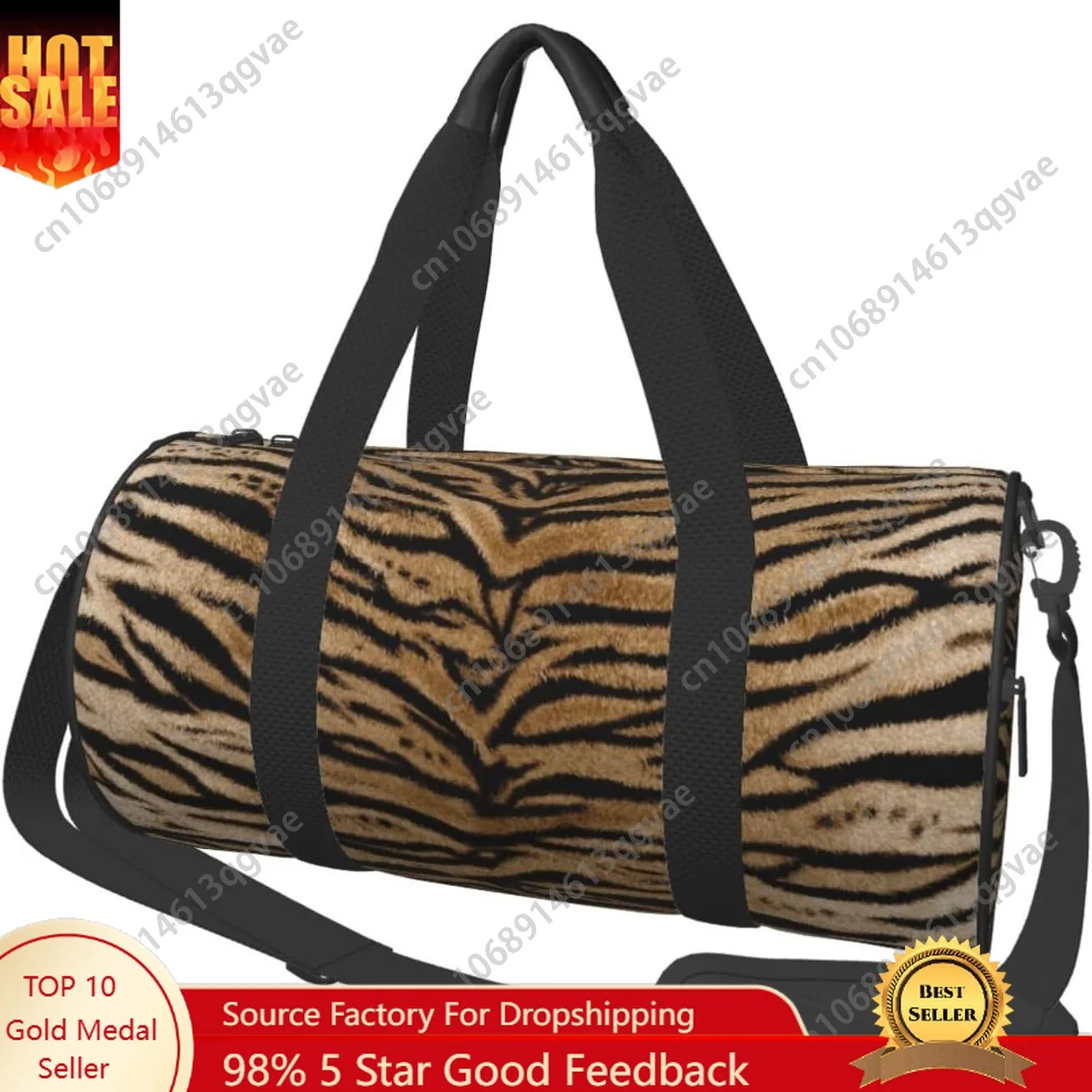 Sports Gym Bag Tiger Texture Print Travel Duffel Bag Shoes Compartment For Men Women Foldable Lightweight Yoga Gym Sports Bag
Sports Gym Bag Tiger Texture Print Travel Duffel Bag Shoes Compartment For Men Women Foldable Lightweight Yoga Gym Sports Bag
