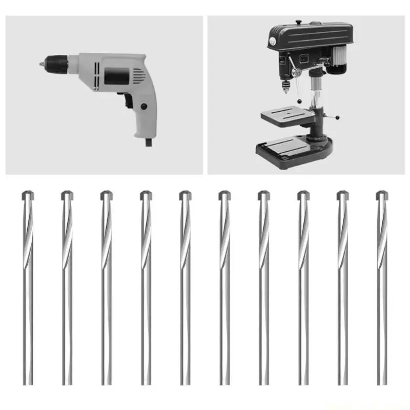 A2BE 10Pcs Twist Drill Bit Electric Drill Bit For Wood Metal Stainless Steel Aluminum
A2BE 10Pcs Twist Drill Bit Electric Drill Bit For Wood Metal Stainless Steel Aluminum