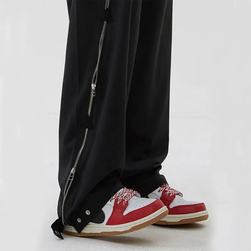 High Street Side Zipper Pants Men Clothing Autumn Streetwear Casual Black Trousers Jogging Male Hip Hop Harem Pants
High Street Side Zipper Pants Men Clothing Autumn Streetwear Casual Black Trousers Jogging Male Hip Hop Harem Pants