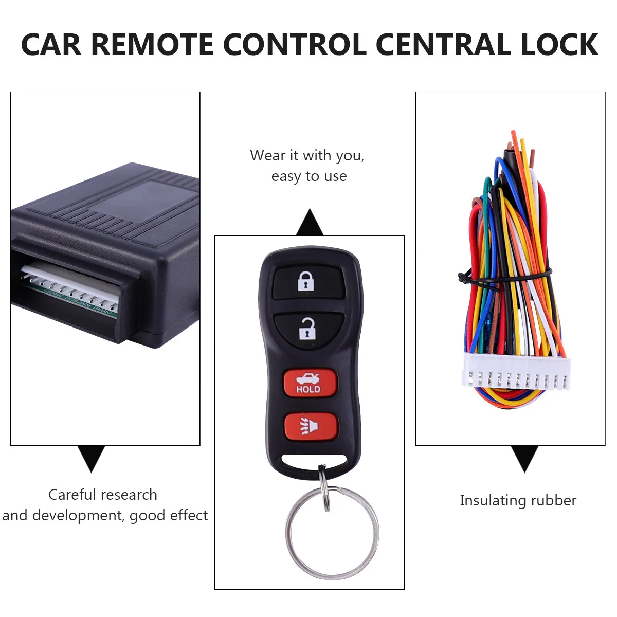 1Set Car Remote Central Lock System with Anti Theft Alarm Loud Siren Remote Unlock and Car Finding
1Set Car Remote Central Lock System with Anti Theft Alarm Loud Siren Remote Unlock and Car Finding