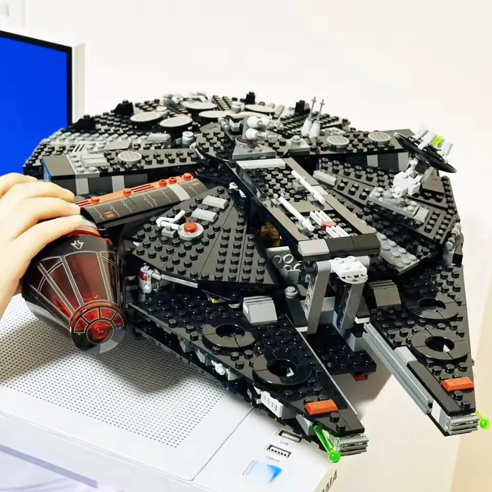 MINISO Compatible 75389 Millennium Falcon The Dark Spaceship Model Bricks Building Block for Boys Gift for Kids Educational gift
MINISO Compatible 75389 Millennium Falcon The Dark Spaceship Model Bricks Building Block for Boys Gift for Kids Educational gift