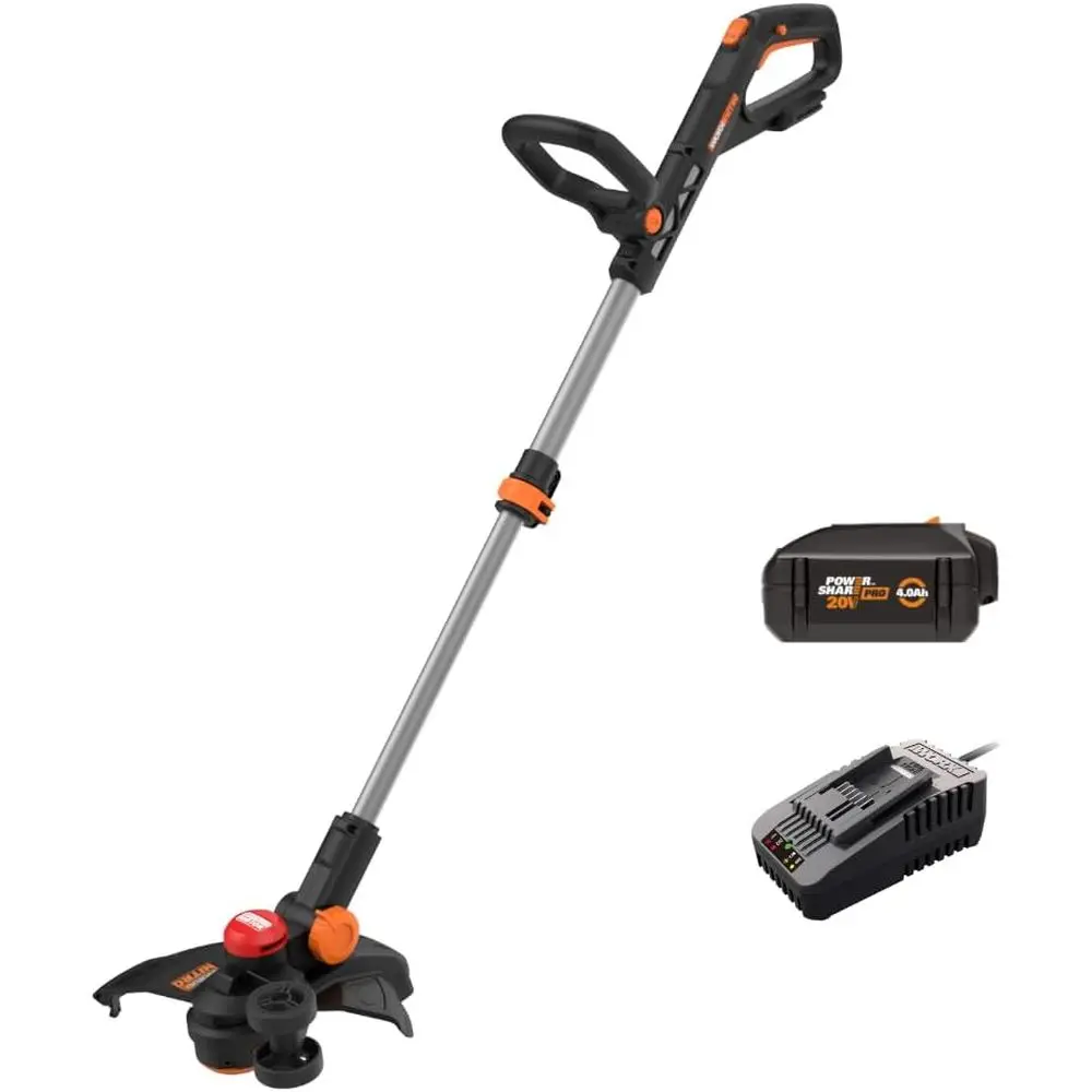 3 in 1 CordlString Trimmer/Lawn Edger/Mini Mower, 13" Electric Weed Wacker with Command eed, 20Eater with BrushlMotor, 4.0 Ah Ba
3 in 1 CordlString Trimmer/Lawn Edger/Mini Mower, 13" Electric Weed Wacker with Command eed, 20Eater with BrushlMotor, 4.0 Ah Ba