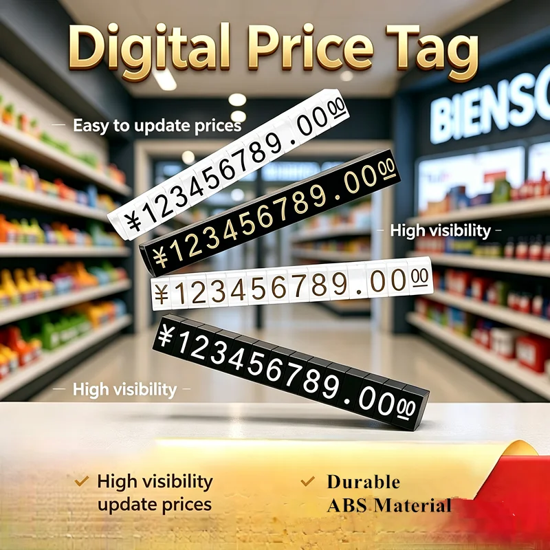 30 Strips Adjustable Price Tag Stands Label Holders Number Digital Dollar Euro Watch Jewelry Price Cube Tags
30 Strips Adjustable Price Tag Stands Label Holders Number Digital Dollar Euro Watch Jewelry Price Cube Tags