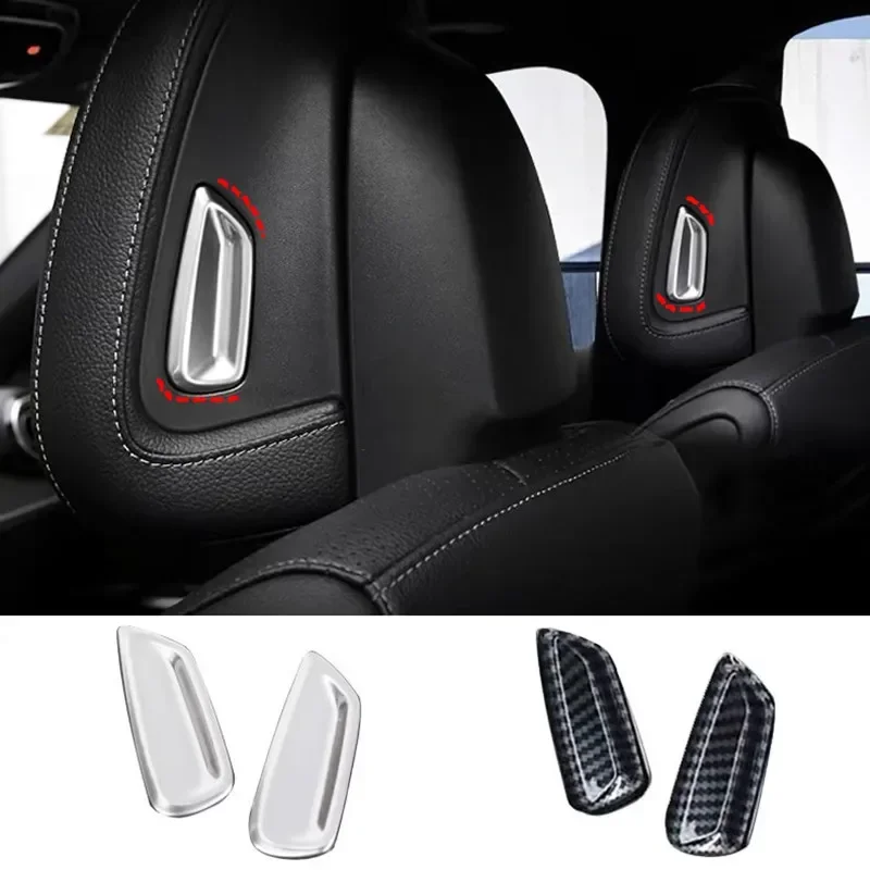 2 Piece Set Car Seat Headrest Adjustment Switch Button Cover Trim For Mercedes Benz C Class W206 C260 C300 2022+ X254 GLC 2023
2 Piece Set Car Seat Headrest Adjustment Switch Button Cover Trim For Mercedes Benz C Class W206 C260 C300 2022+ X254 GLC 2023