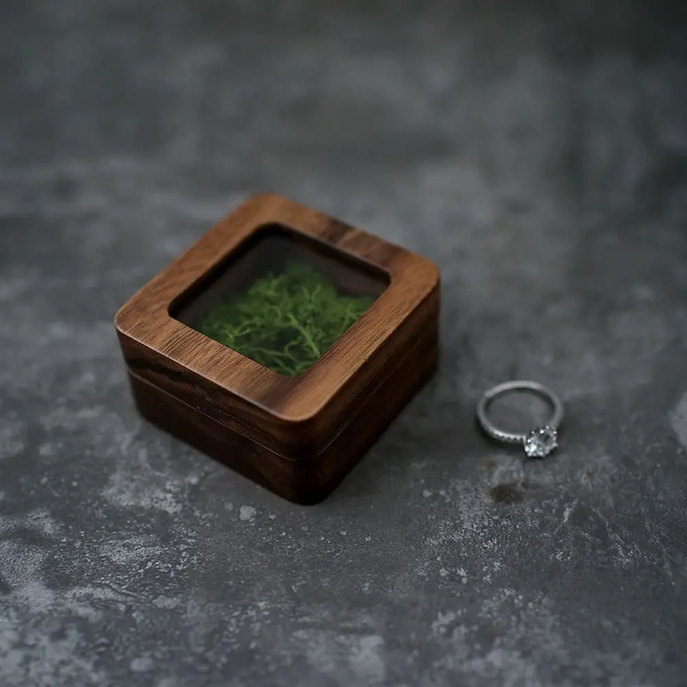 Creative Simple Wooden Ring Box Square Magnetic Closure Proposal Ring Bearer Box Skylight Organizer Ring Holder Engagement
Creative Simple Wooden Ring Box Square Magnetic Closure Proposal Ring Bearer Box Skylight Organizer Ring Holder Engagement