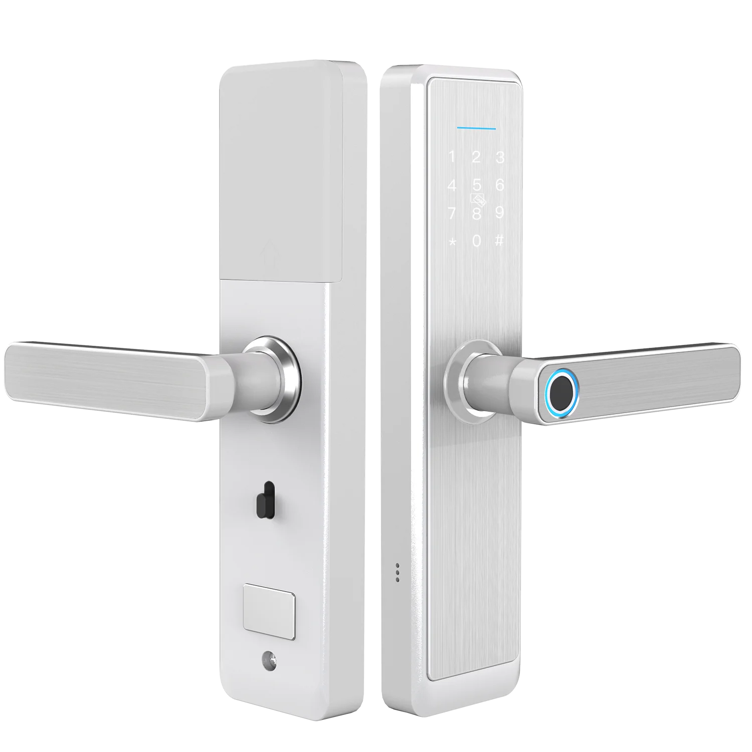 Fingerprint lock, indoor wooden door password lock, office remote control electronic smart door lock
Fingerprint lock, indoor wooden door password lock, office remote control electronic smart door lock