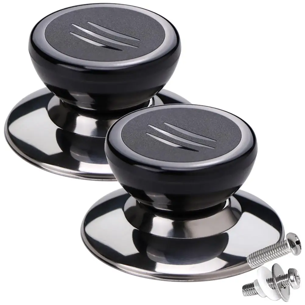 2Pcs Pot Knob Handles Replacement Stainless Steel Heat Resistant Kitchen Wear-Resistant Pot Lid Handles Cookware
2Pcs Pot Knob Handles Replacement Stainless Steel Heat Resistant Kitchen Wear-Resistant Pot Lid Handles Cookware