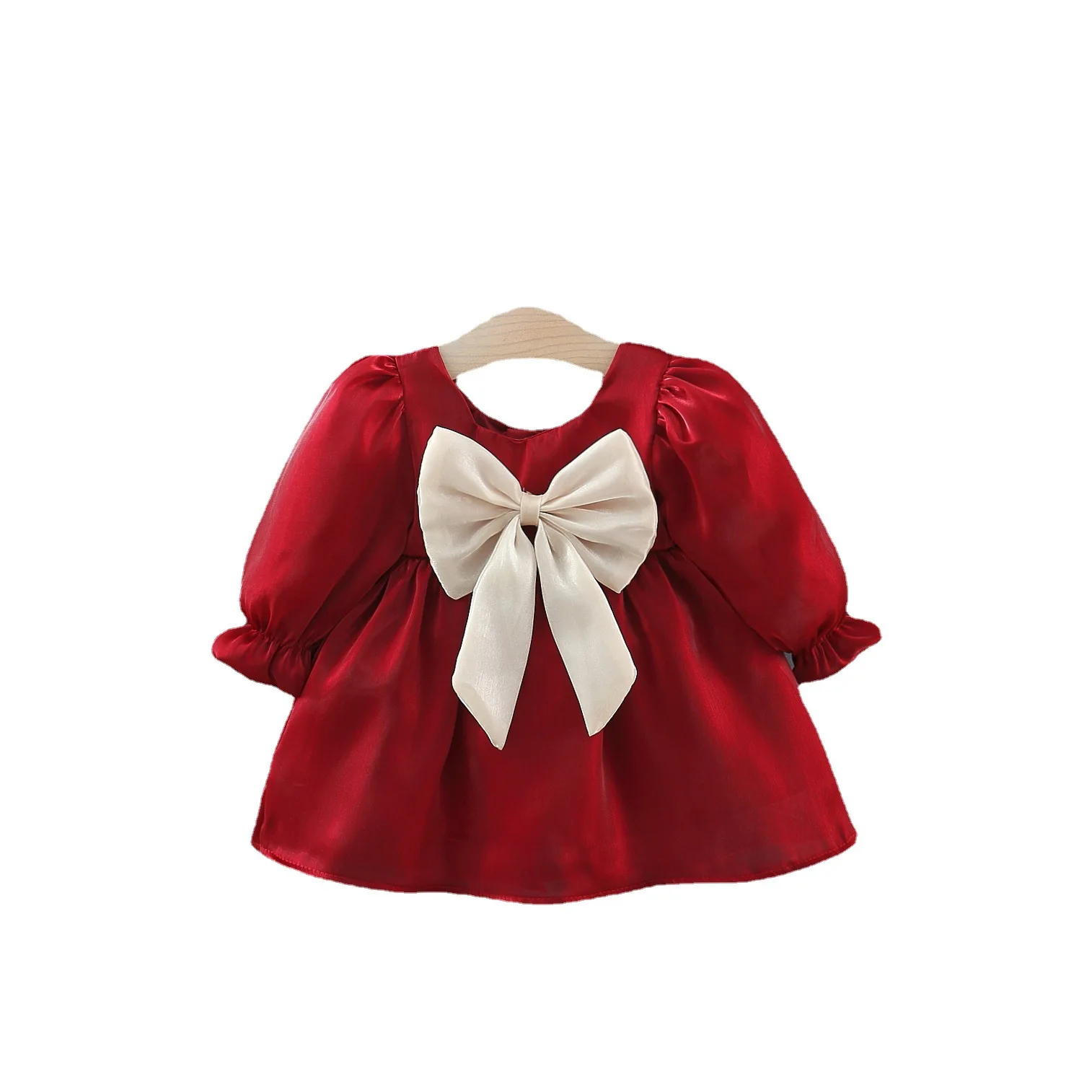 Spring and Autumn Baby Girls' Clothing Cute Children's Dress Little Girls' Solid Bowknot Collar Dress Long Sleeve Skirt 0-4 Year
Spring and Autumn Baby Girls' Clothing Cute Children's Dress Little Girls' Solid Bowknot Collar Dress Long Sleeve Skirt 0-4 Year