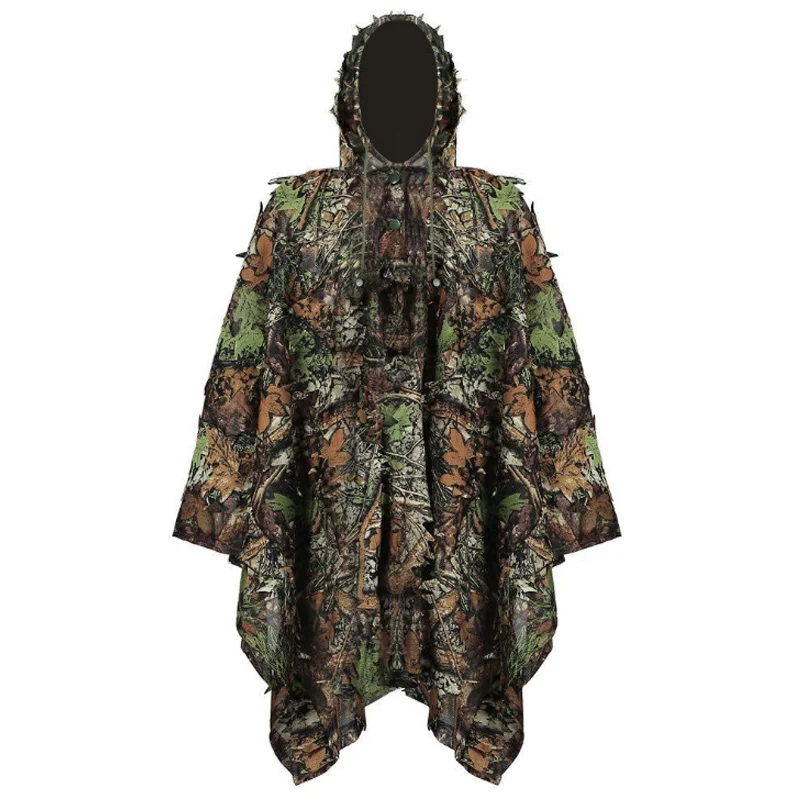 Maple leaf three-dimensional clothing breathable cape camouflage clothing auspicious clothing bird camouflage cape
Maple leaf three-dimensional clothing breathable cape camouflage clothing auspicious clothing bird camouflage cape