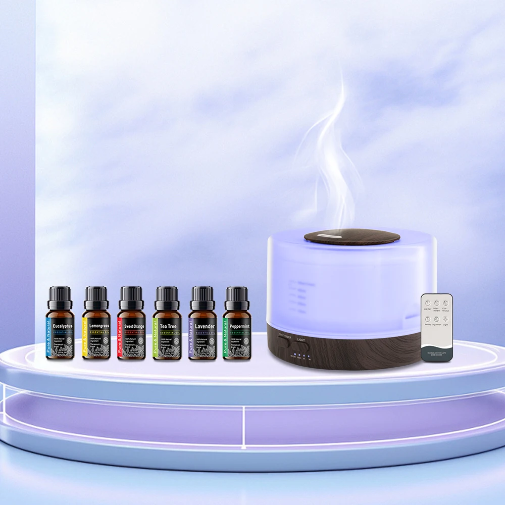 5-in-1 Ultrasonic Oil Diffuser + 6 Oils – Humidify, Set Timer, 7 LED Colors, Auto Safety
5-in-1 Ultrasonic Oil Diffuser + 6 Oils – Humidify, Set Timer, 7 LED Colors, Auto Safety