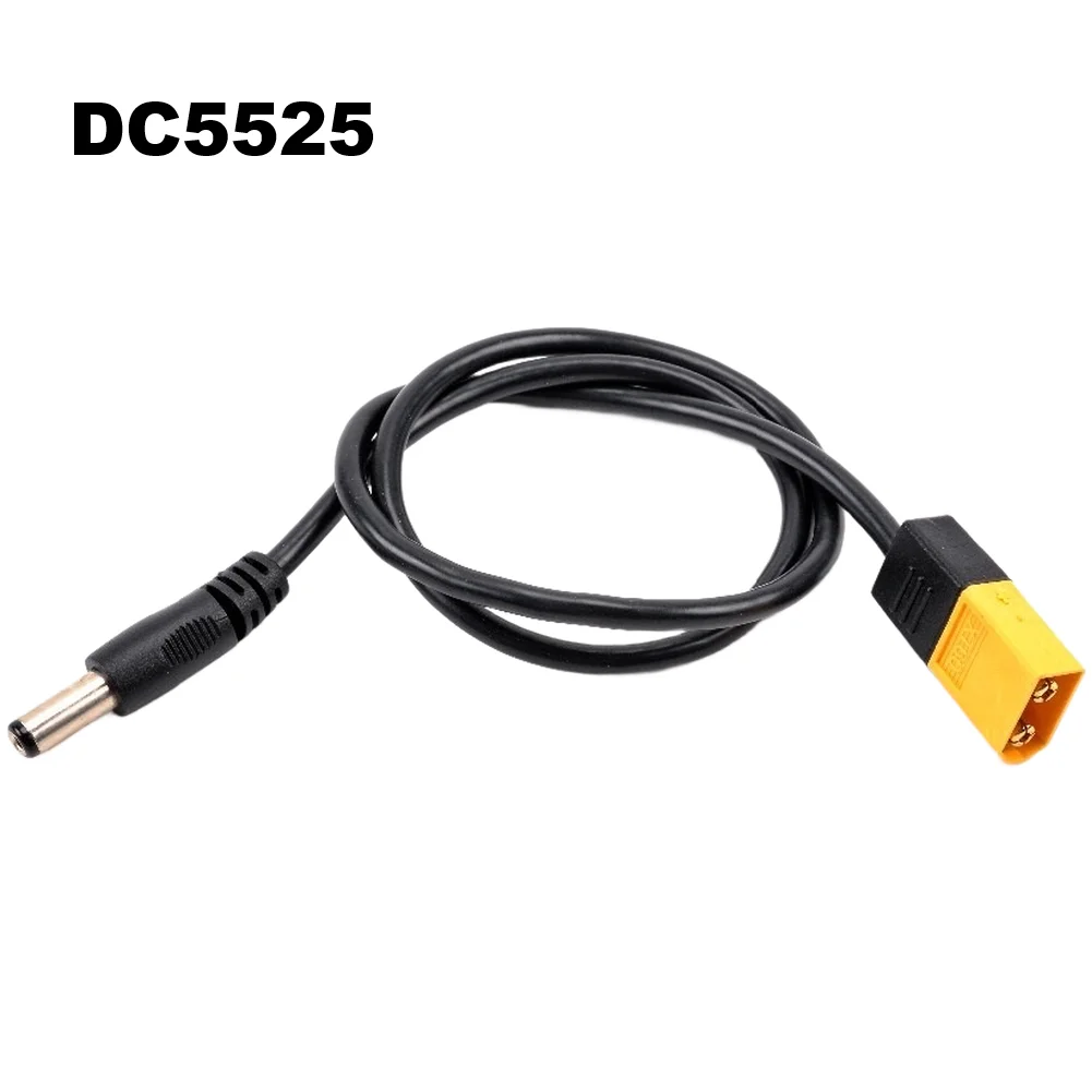 1pc For XT60 To DC5525/5521 Connector Power Cord 22 AWG Dual-Core Cable For TS100/T12 Soldering Irons Adapter Cable
1pc For XT60 To DC5525/5521 Connector Power Cord 22 AWG Dual-Core Cable For TS100/T12 Soldering Irons Adapter Cable