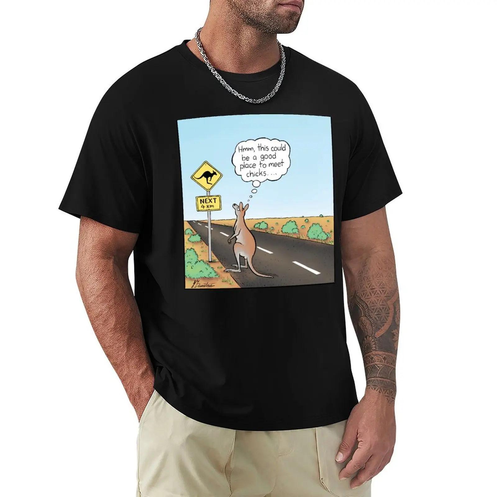 Kangaroo wants to meet females T-Shirt cotton graphic tees anime street wear mens t shirt graphic
Kangaroo wants to meet females T-Shirt cotton graphic tees anime street wear mens t shirt graphic
