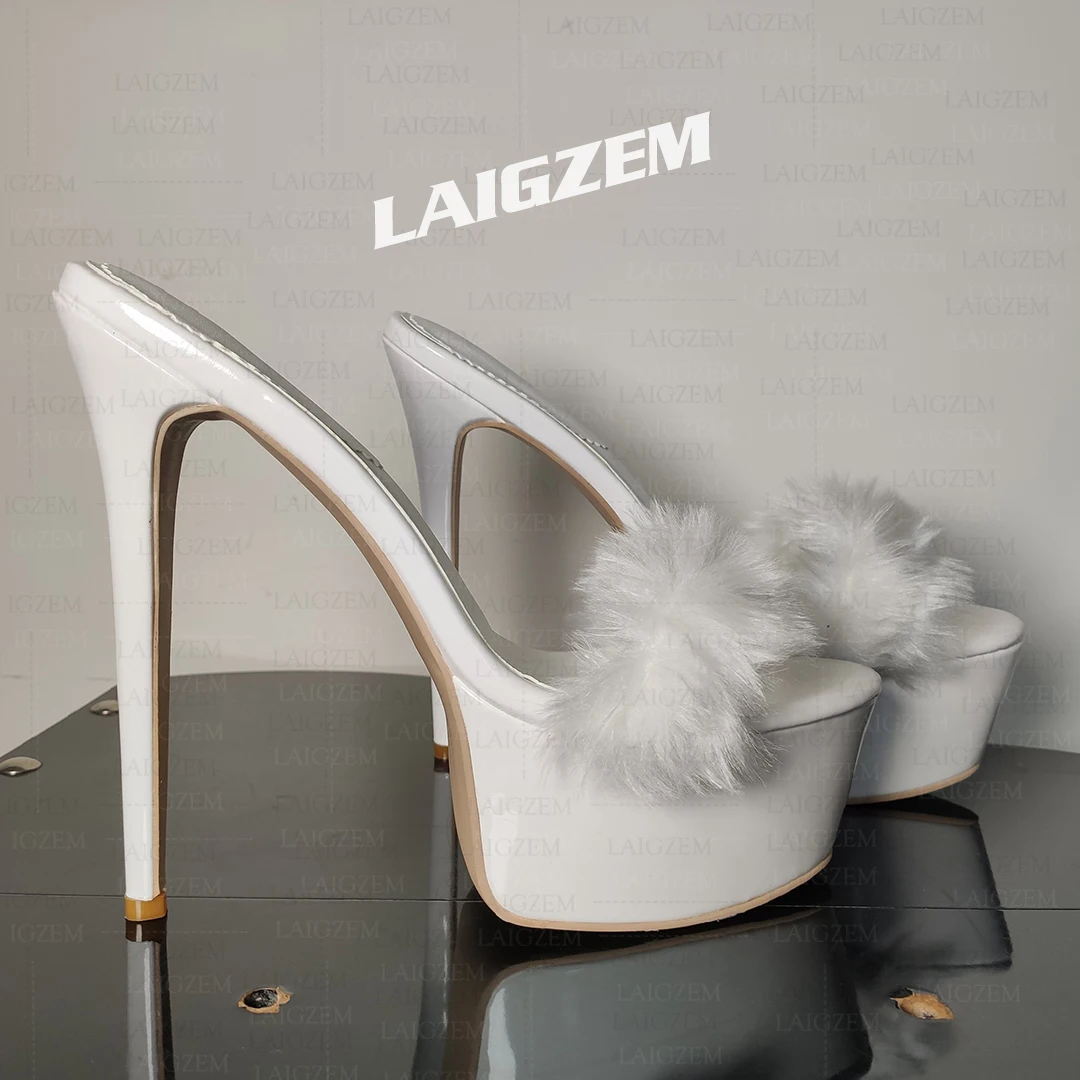 BERZIMER Women Platform Heels Pumps Slip On Open Toe Thin High Heels Mules Sandals Ladies Shoes Woman Big Size 42 43 46 50 52
BERZIMER Women Platform Heels Pumps Slip On Open Toe Thin High Heels Mules Sandals Ladies Shoes Woman Big Size 42 43 46 50 52
