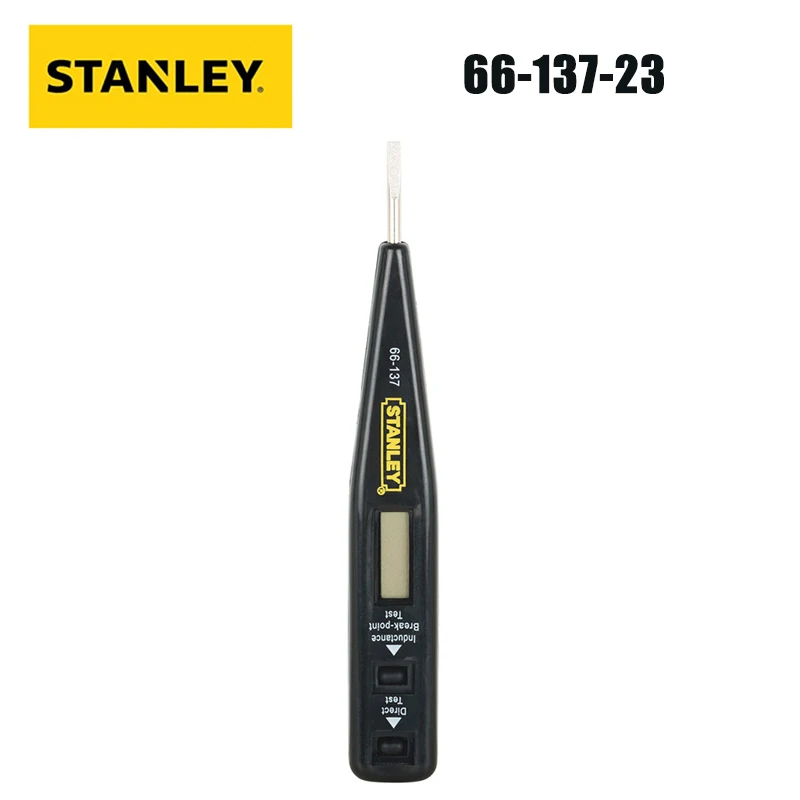 Цифровой дисплей Stanley 66-137-23 измерительная ручка 12-220 В электрическая тестовая Ручка рабочий элемент.
Цифровой дисплей Stanley 66-137-23 измерительная ручка 12-220 В электрическая тестовая Ручка рабочий элемент.