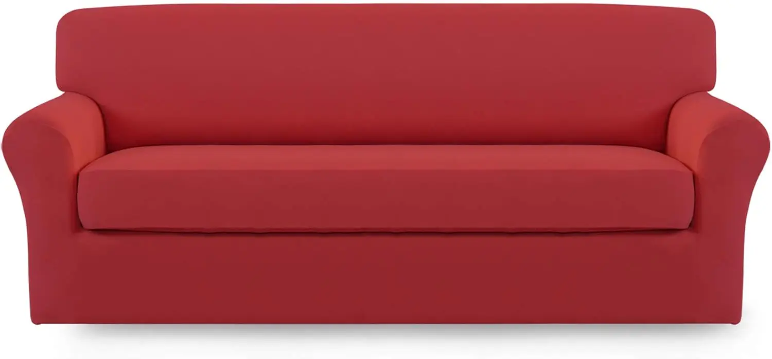 2 Pieces Microfiber Stretch Sofa Slipcover – Spandex Soft Fitted Sofa Couch Cover, Washable Furniture Protector With Elastic
2 Pieces Microfiber Stretch Sofa Slipcover – Spandex Soft Fitted Sofa Couch Cover, Washable Furniture Protector With Elastic