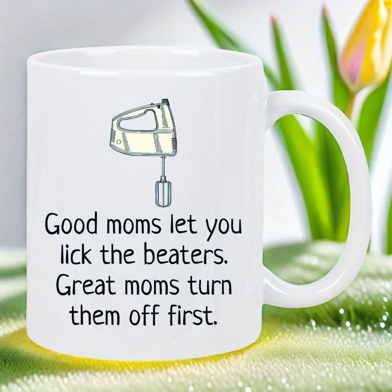 Good Mom Kitchen Safe Ceramic Mug - Funny Stirrer Warning Gift for Mom, Perfect for Morning Coffee or Tea, Reusable, Ceramic
Good Mom Kitchen Safe Ceramic Mug - Funny Stirrer Warning Gift for Mom, Perfect for Morning Coffee or Tea, Reusable, Ceramic