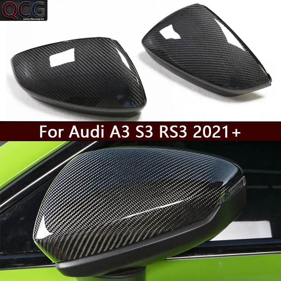 For Audi Series A3 S3 RS3 Upgrade Shells Rearview Cap Carbon fiber rear view mirror case cover Car Accessories Body Kit
For Audi Series A3 S3 RS3 Upgrade Shells Rearview Cap Carbon fiber rear view mirror case cover Car Accessories Body Kit