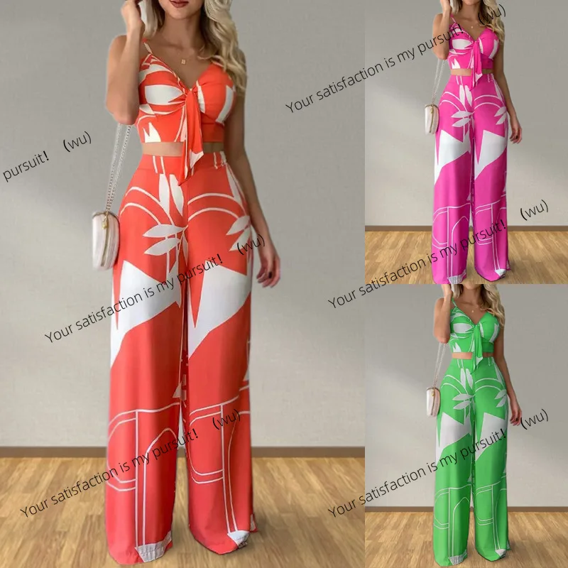 ZOCI-женские индивидуальные темпераментные прямые брюки, сексуальный топ, модный повседневный костюм 
ZOCI-женские индивидуальные темпераментные прямые брюки, сексуальный топ, модный повседневный костюм