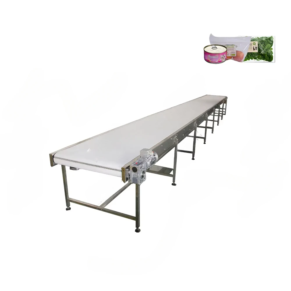 Leadworld 6M Stainless Steel 304 Frame PU Belt Conveyor For Food Factory With Emergency Button And Senors Conveyor
Leadworld 6M Stainless Steel 304 Frame PU Belt Conveyor For Food Factory With Emergency Button And Senors Conveyor