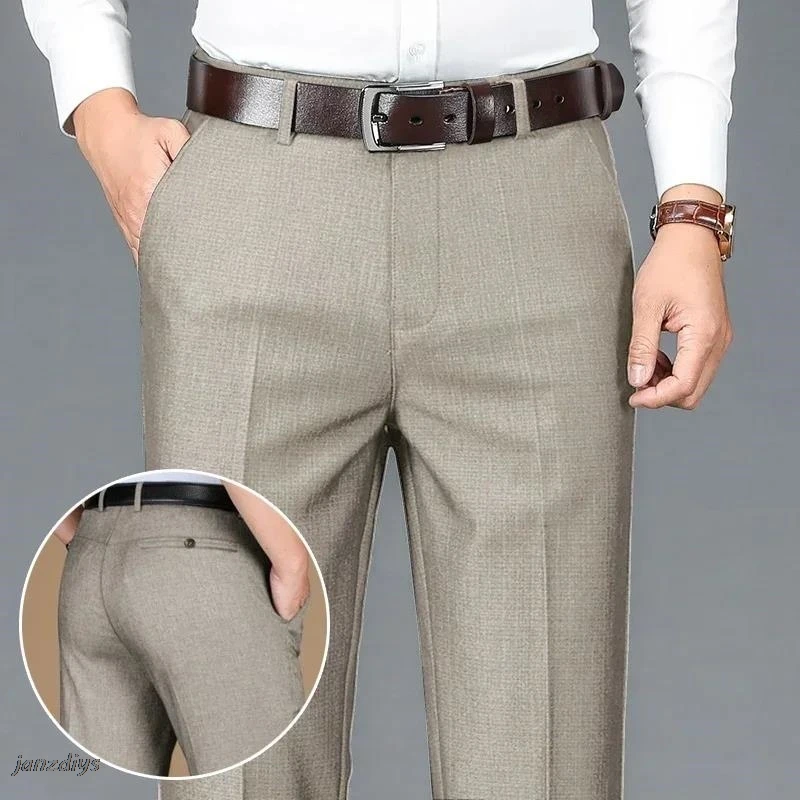 Male High Quality Loose Classic Comfortable Formal Pants 2025 Fashion Men Straight Narrow Leg Business Suit Trousers Size 29-40
Male High Quality Loose Classic Comfortable Formal Pants 2025 Fashion Men Straight Narrow Leg Business Suit Trousers Size 29-40