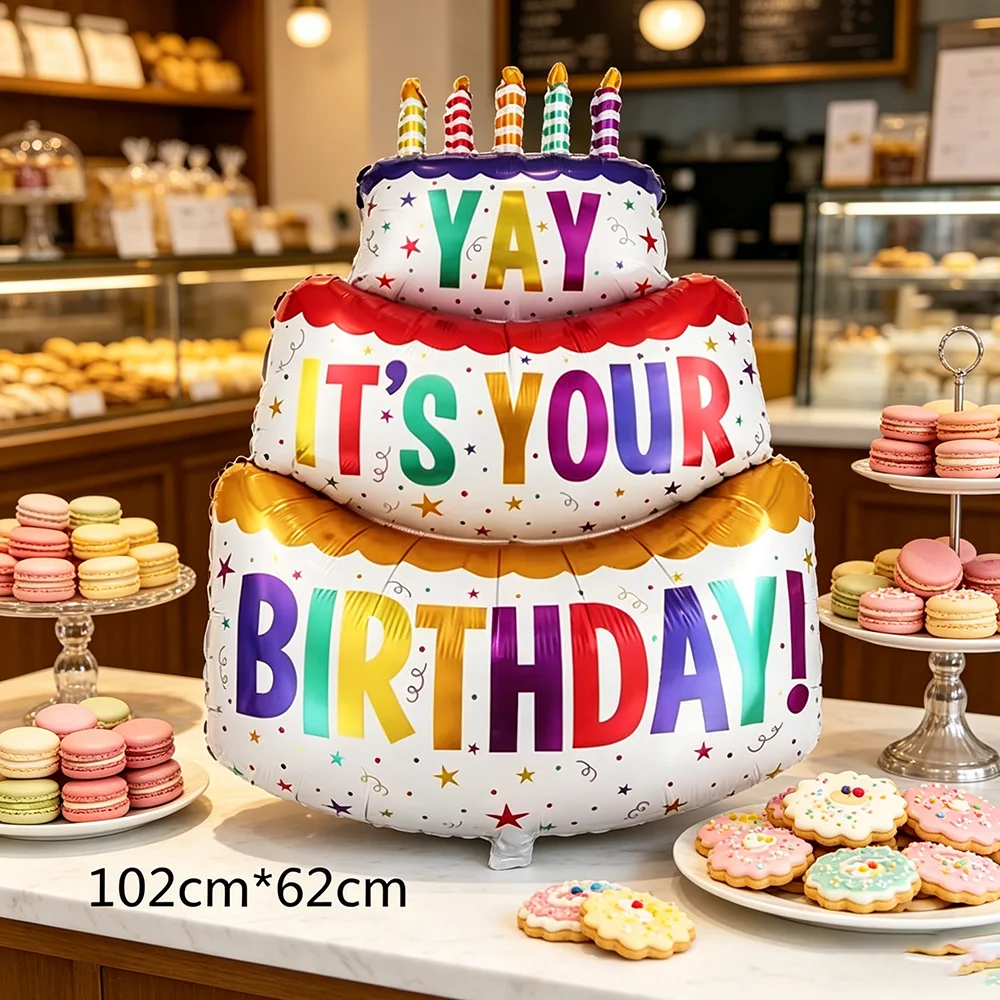 Children's Color Cake Balloon Aluminum Foil Balloon Baby Birthday Decoration Scene Layout Photo Scene Props Letter Balloon
Children's Color Cake Balloon Aluminum Foil Balloon Baby Birthday Decoration Scene Layout Photo Scene Props Letter Balloon
